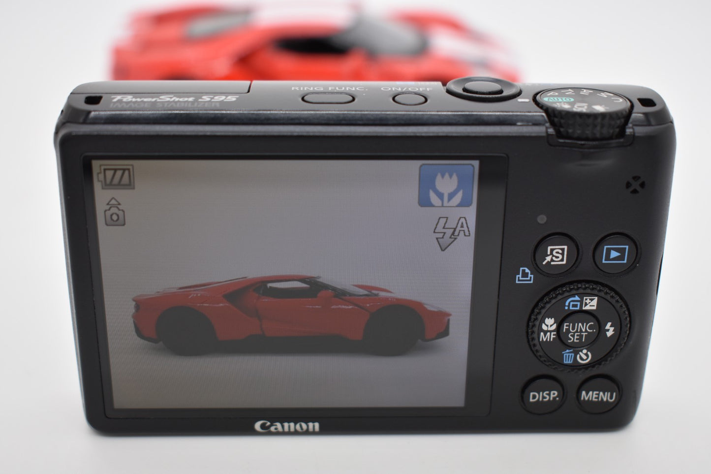 Canon PowerShot S95 10.0MP Digital Black Camera Complete - FULLY TESTED WORKS ✅