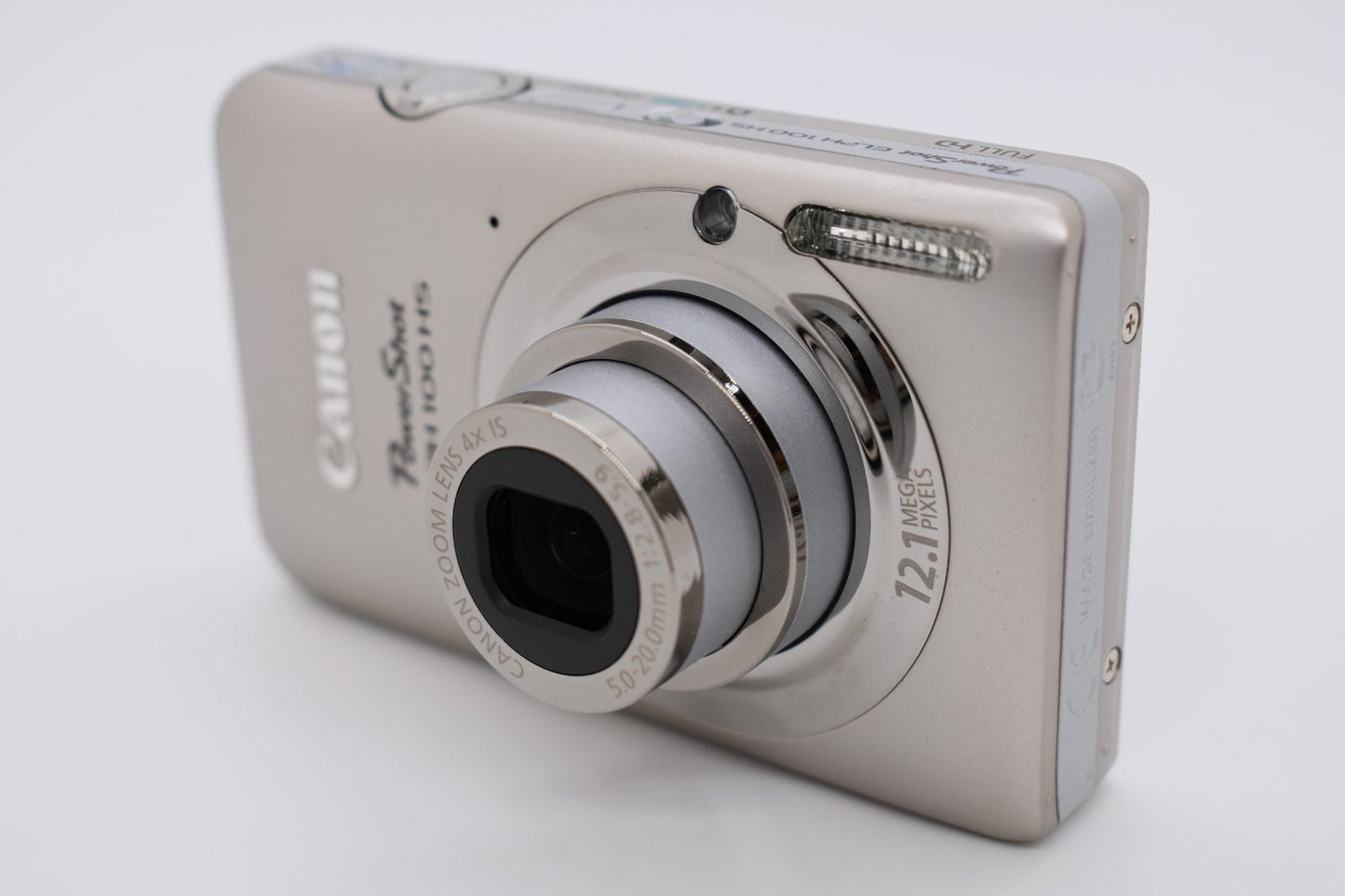 Canon PowerShot ELPH 100 HS Digital Camera Silver Complete - FULLY TESTED ✅