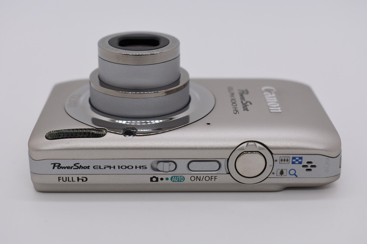 Canon PowerShot ELPH 100 HS Digital Camera Silver Complete - FULLY TESTED ✅