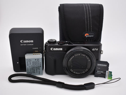 Canon G7X Mark II - 20.1 MP Compact Digital Camera 4.2x Zoom Bundle - Tested ✅