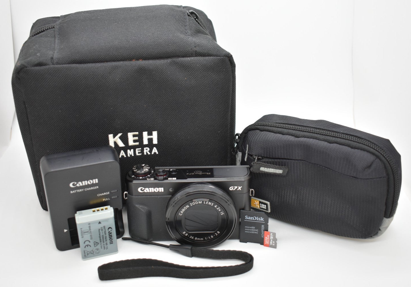Canon G7X Mark II - 20.1 MP Compact Digital Camera 4.2x Zoom Bundle - Tested ✅