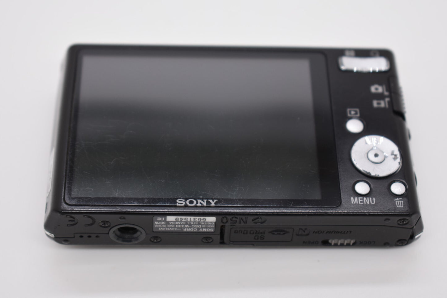 Sony Cyber-Shot DSC-W330 14.1MP 4x Optical Zoom Digital Camera Black - TESTED ✅