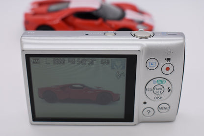 Canon PowerShot ELPH 150 IS Digital Camera Silver 10x Zoom Complete - Tested ✅