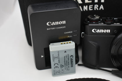 Canon G7X Mark II - 20.1 MP Compact Digital Camera 4.2x Zoom Bundle - Tested ✅