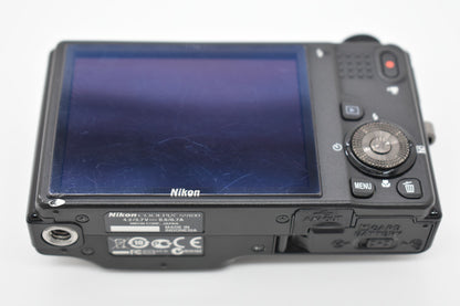 Nikon Coolpix S9100 Compact Digital Camera 12.1 MP 18x Zoom Black English