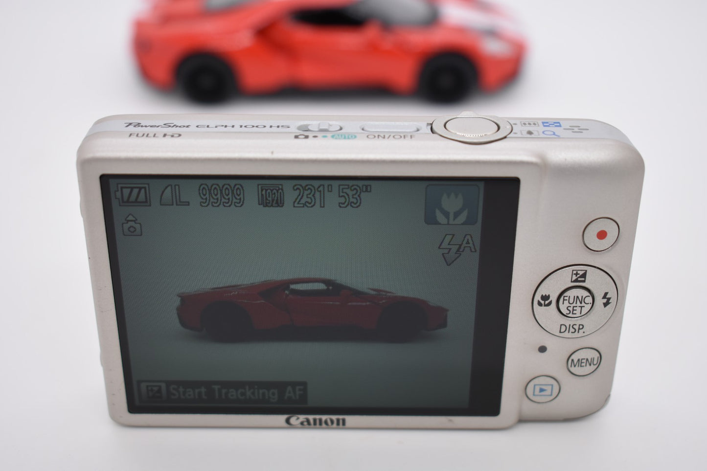 Canon PowerShot ELPH 100 HS Digital Camera Silver Complete - FULLY TESTED ✅