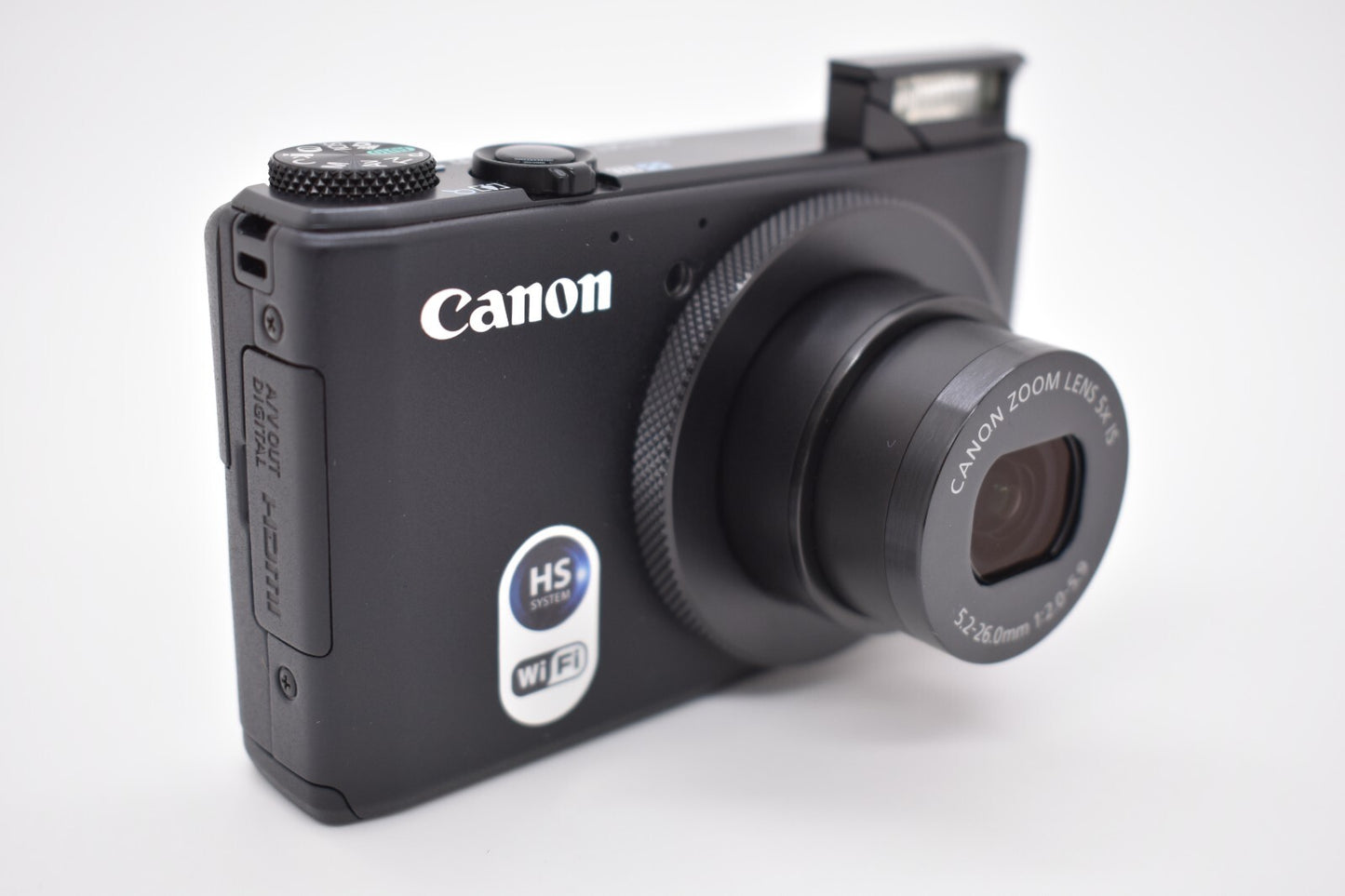 Canon PowerShot S110 12.1MP Black Digital Camera Bundle Complete - Tested Works✅