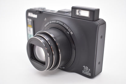 Nikon COOLPIX S9300 16MP Black Digital Camera 18X Optical Zoom - Fully Tested ✅