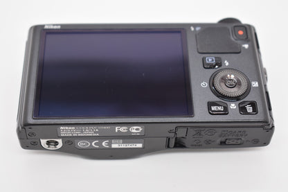 Nikon Coolpix S9400 Black 18.1MP Compact Digital Camera 18X Wide Zoom - TESTED