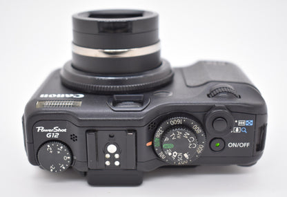 Canon PowerShot G12 Digital Camera 10.0MP 5x Optical Zoom Bundle - Fully Tested