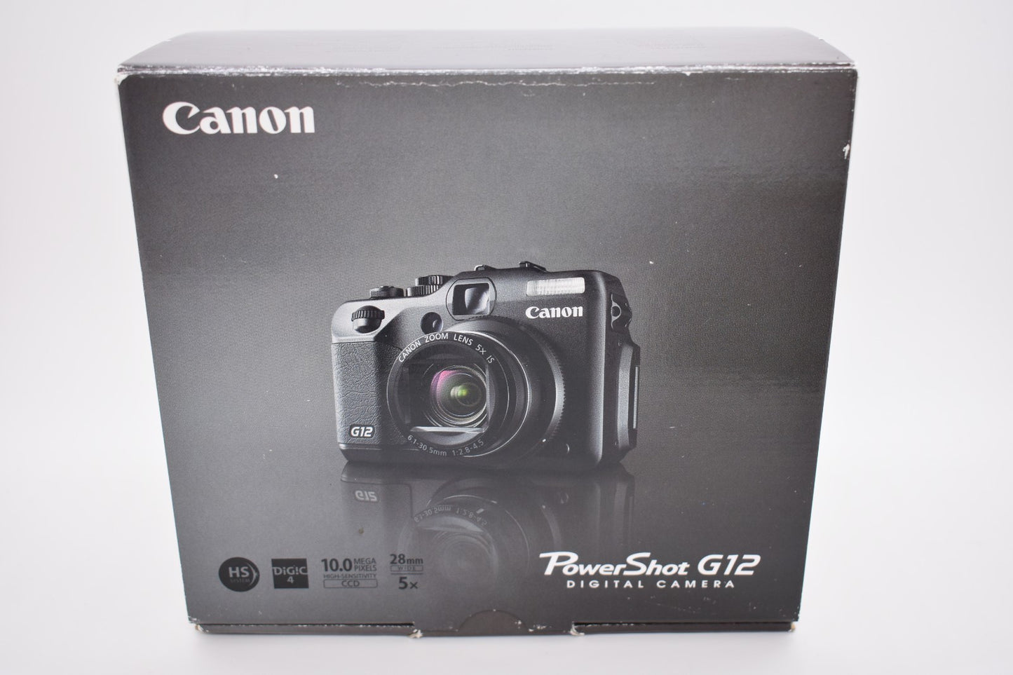 Canon PowerShot G12 Digital Camera 10.0MP 5x Optical Zoom Bundle - Fully Tested