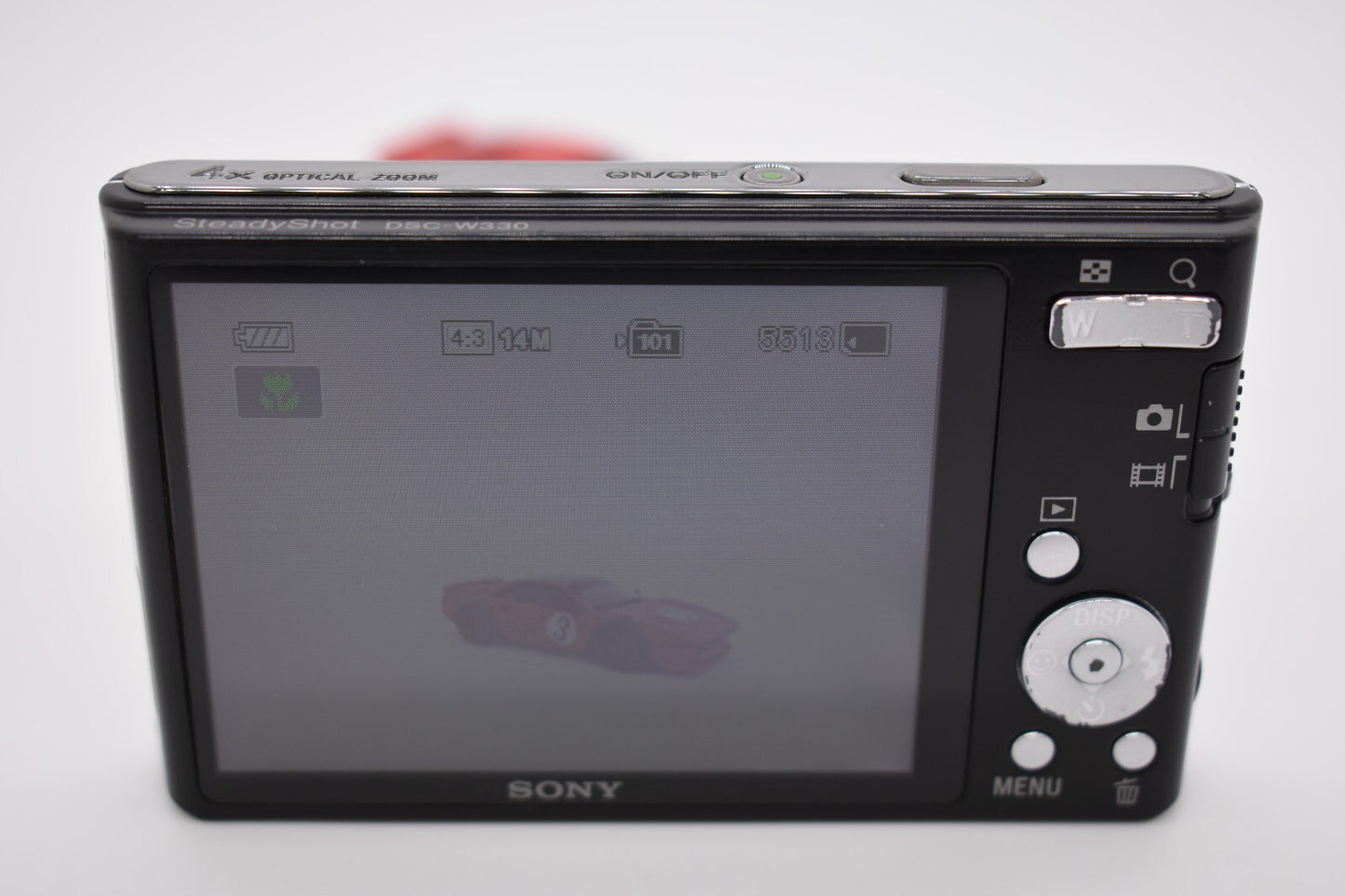 Sony Cyber-Shot DSC-W330 14.1MP 4x Optical Zoom Digital Camera Black - TESTED ✅