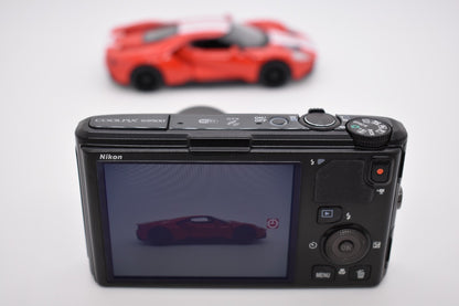 Nikon COOLPIX S9500 18.1MP Compact Digital Camera Black Bundle - FULLY TESTED ✅