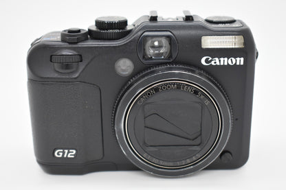 Canon PowerShot G12 Digital Camera 10.0MP 5x Optical Zoom Bundle - Fully Tested
