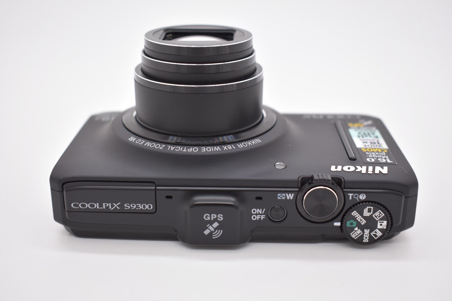 Nikon COOLPIX S9300 16MP Black Digital Camera 18X Optical Zoom - Fully Tested ✅