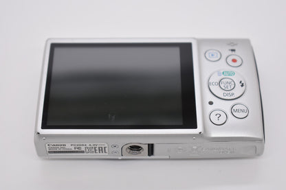 Canon PowerShot ELPH 150 IS Digital Camera Silver 10x Zoom Complete - Tested ✅