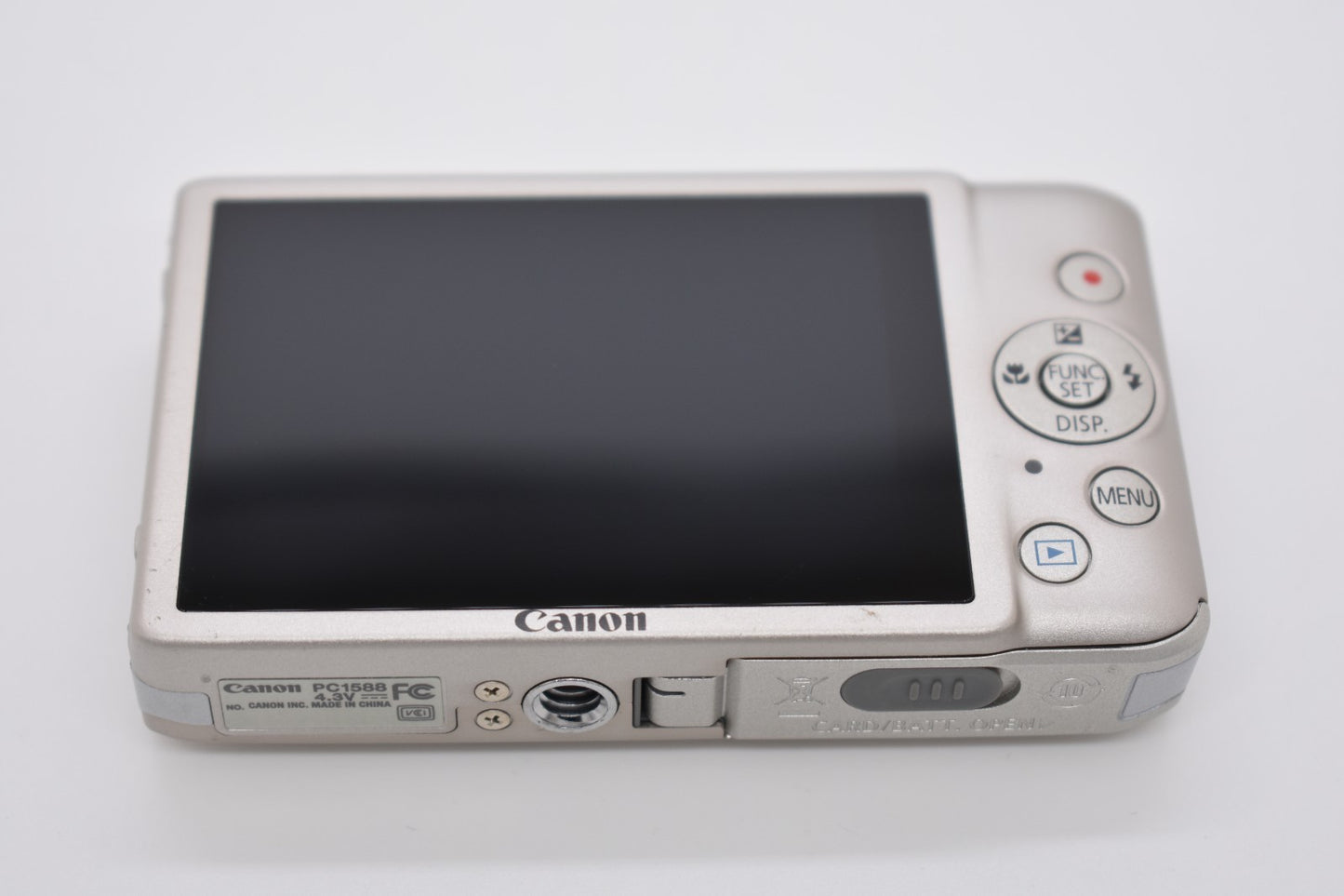 Canon PowerShot ELPH 100 HS Digital Camera Silver Complete - FULLY TESTED ✅