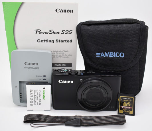 Canon Digital Camera Powershot S95 10-Megapixel High-Sensitivity - FULLY TESTED✅