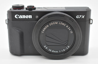 Canon G7X Mark II - 20.1 MP Compact Digital Camera 4.2x Zoom Bundle - Tested ✅