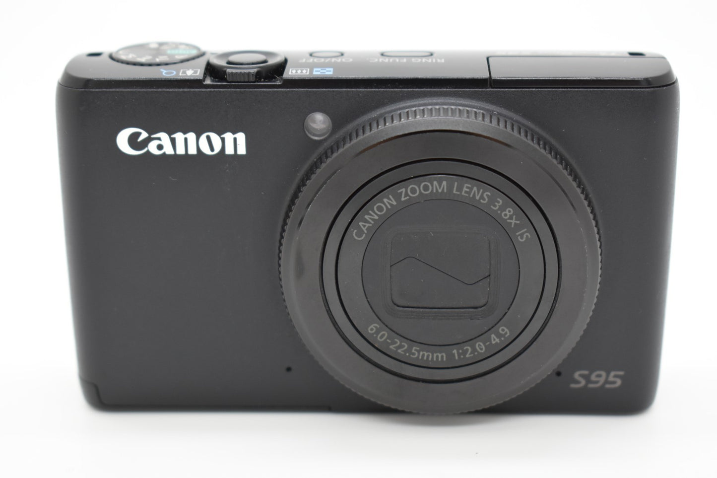 Canon PowerShot S95 10.0MP Digital Black Camera Complete - FULLY TESTED WORKS ✅
