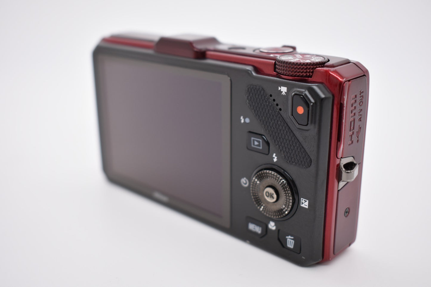 Nikon COOLPIX S9300 Compact Digital Camera Red 16.0MP Optical Zoom 18x - Tested