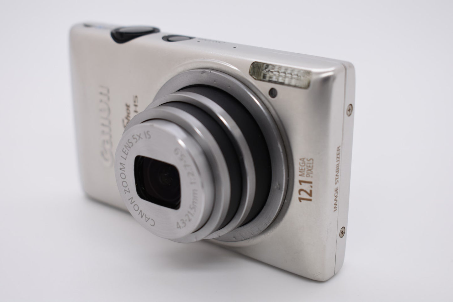 Canon PowerShot ELPH 300 HS 12.1MP Silver Digital Camera Complete