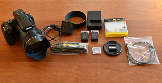 NIkon COOLPIX P1100 Superzoom Digital Camera*MINT*EXTRA BATTERIES/ND FILTER/etc.
